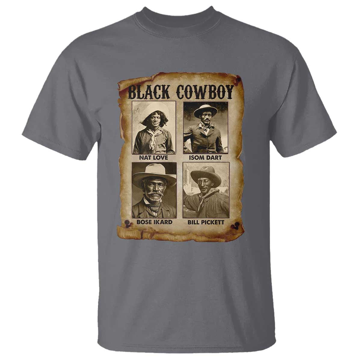 Black Cowboy T Shirt African American Legendary Cowboys Black History
