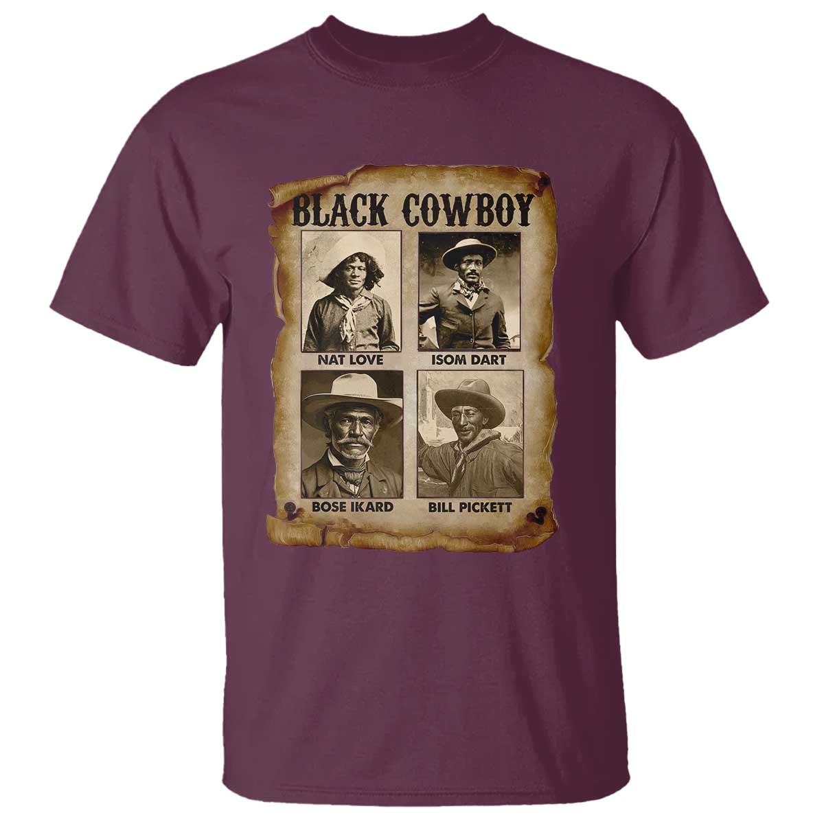 Black Cowboy T Shirt African American Legendary Cowboys Black History
