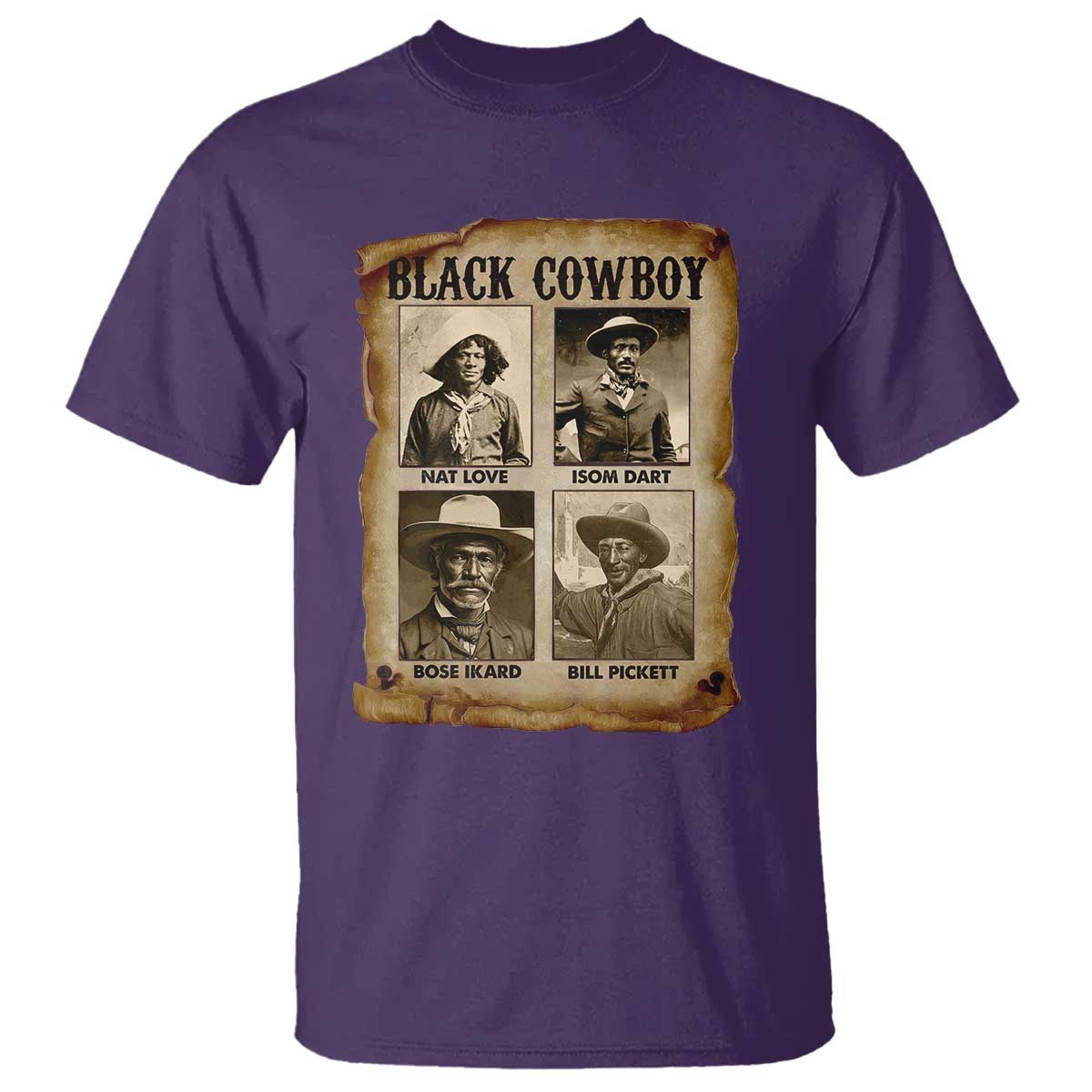 Black Cowboy T Shirt African American Legendary Cowboys Black History