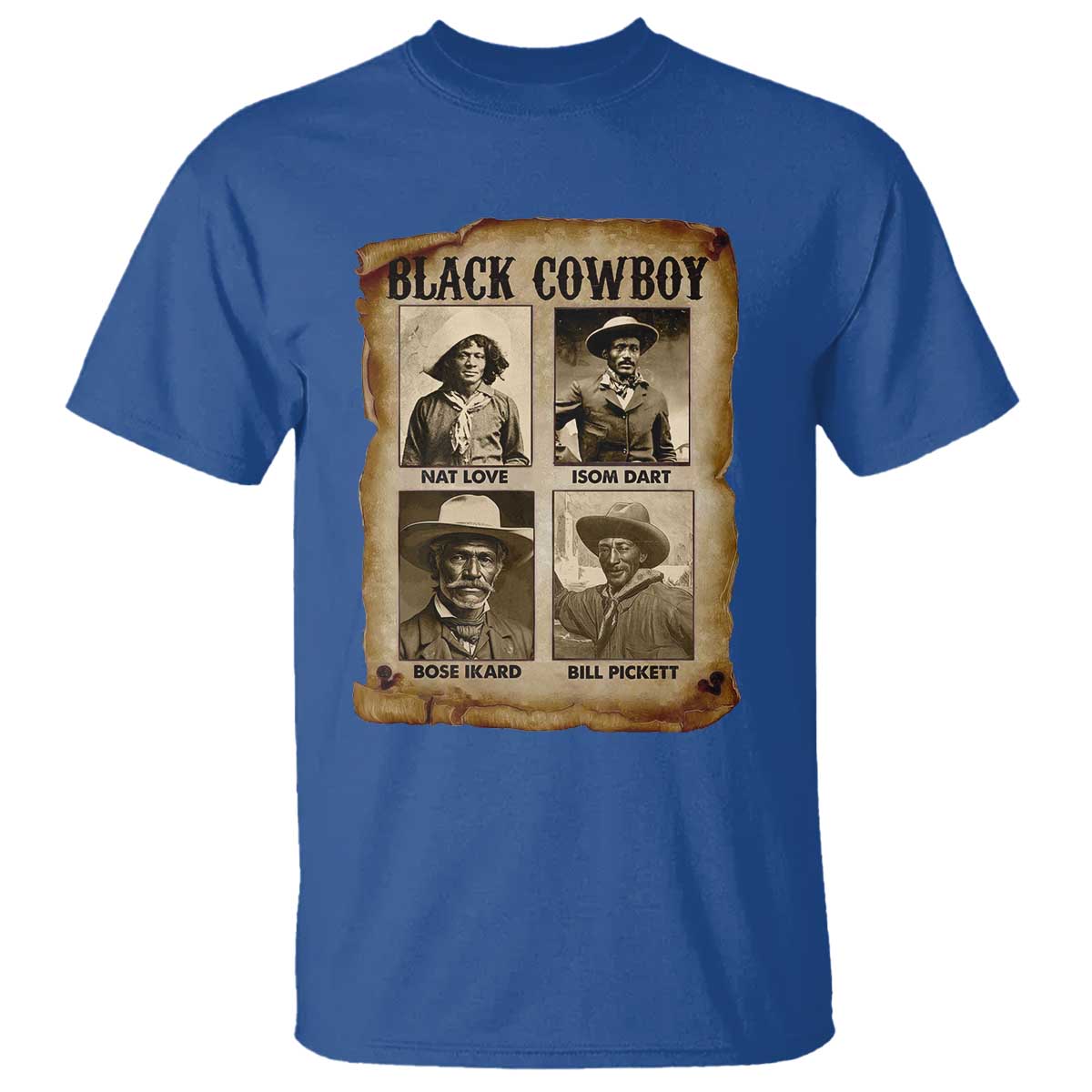 Black Cowboy T Shirt African American Legendary Cowboys Black History