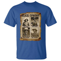 Black Cowboy T Shirt African American Legendary Cowboys Black History