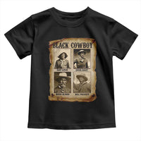 Black Cowboy Toddler T Shirt African American Legendary Cowboys Black History
