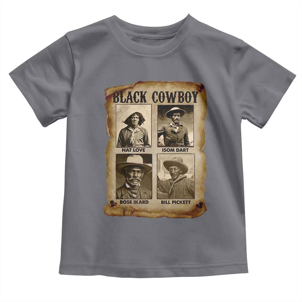 Black Cowboy Toddler T Shirt African American Legendary Cowboys Black History