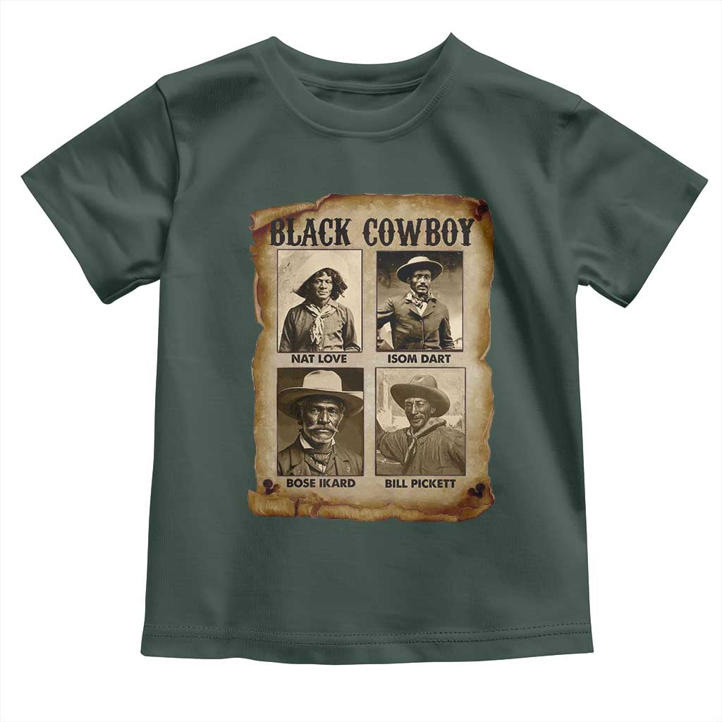 Black Cowboy Toddler T Shirt African American Legendary Cowboys Black History