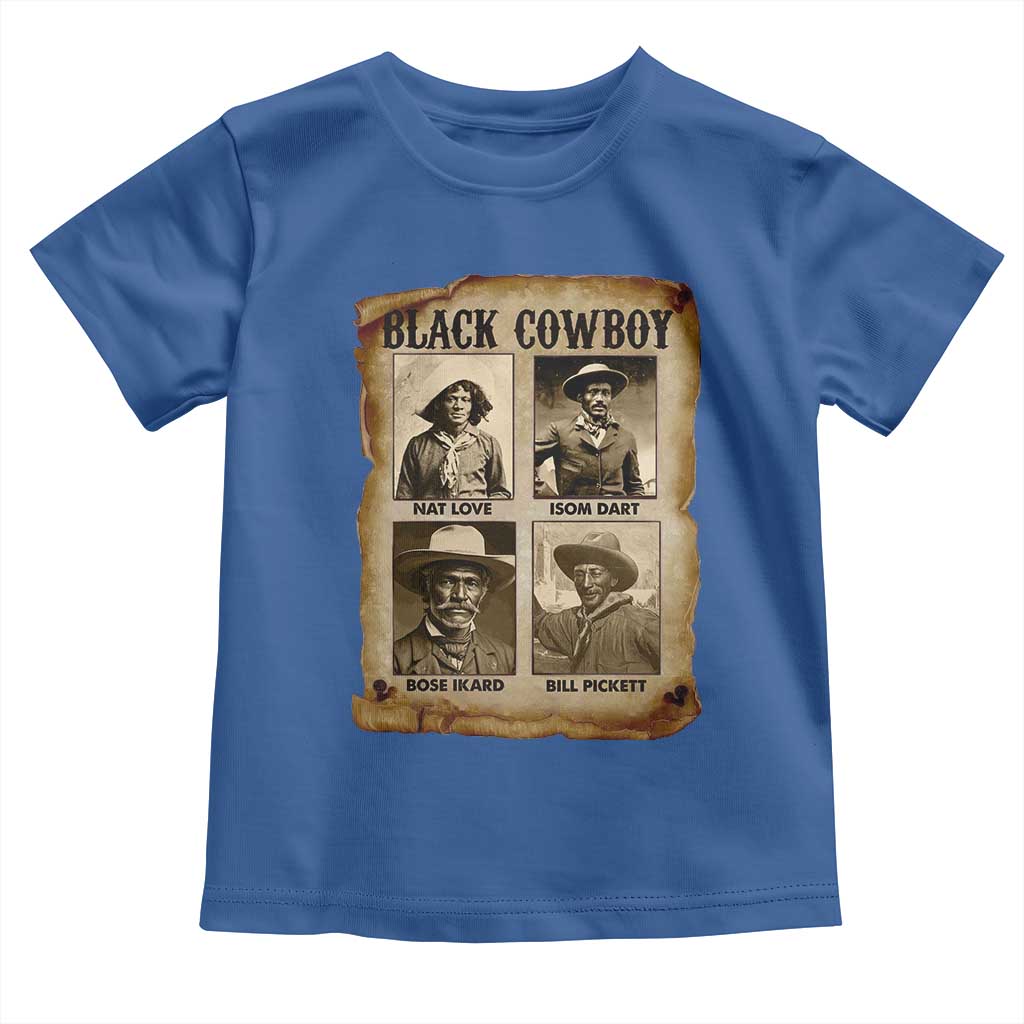 Black Cowboy Toddler T Shirt African American Legendary Cowboys Black History