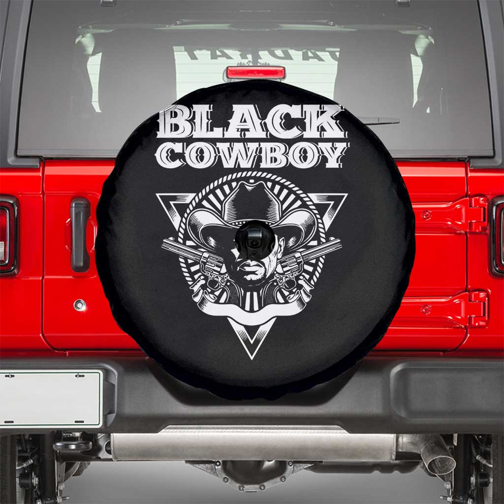 African American Cowboy Black History Spare Tire Cover