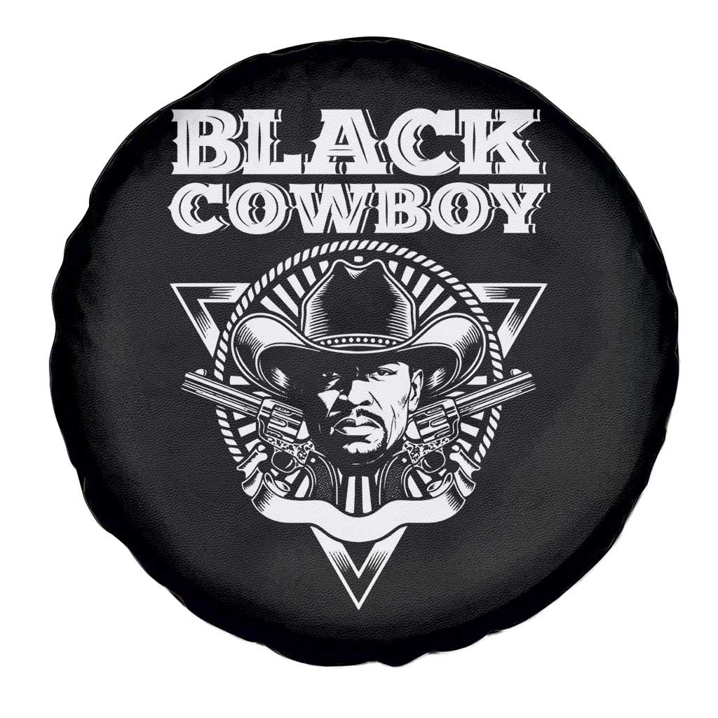 African American Cowboy Black History Spare Tire Cover