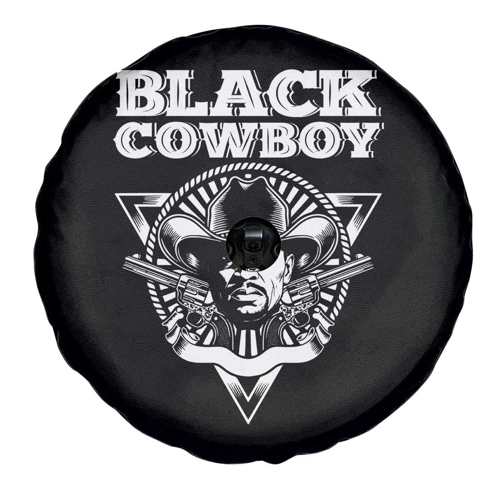 African American Cowboy Black History Spare Tire Cover