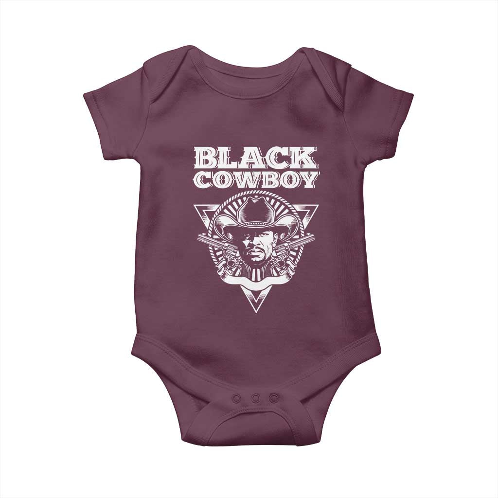African American Cowboy Black History Baby Onesie