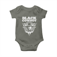 African American Cowboy Black History Baby Onesie