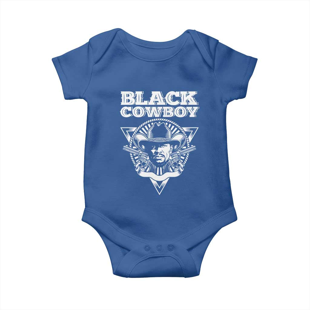African American Cowboy Black History Baby Onesie