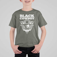 African American Cowboy Black History T Shirt For Kid