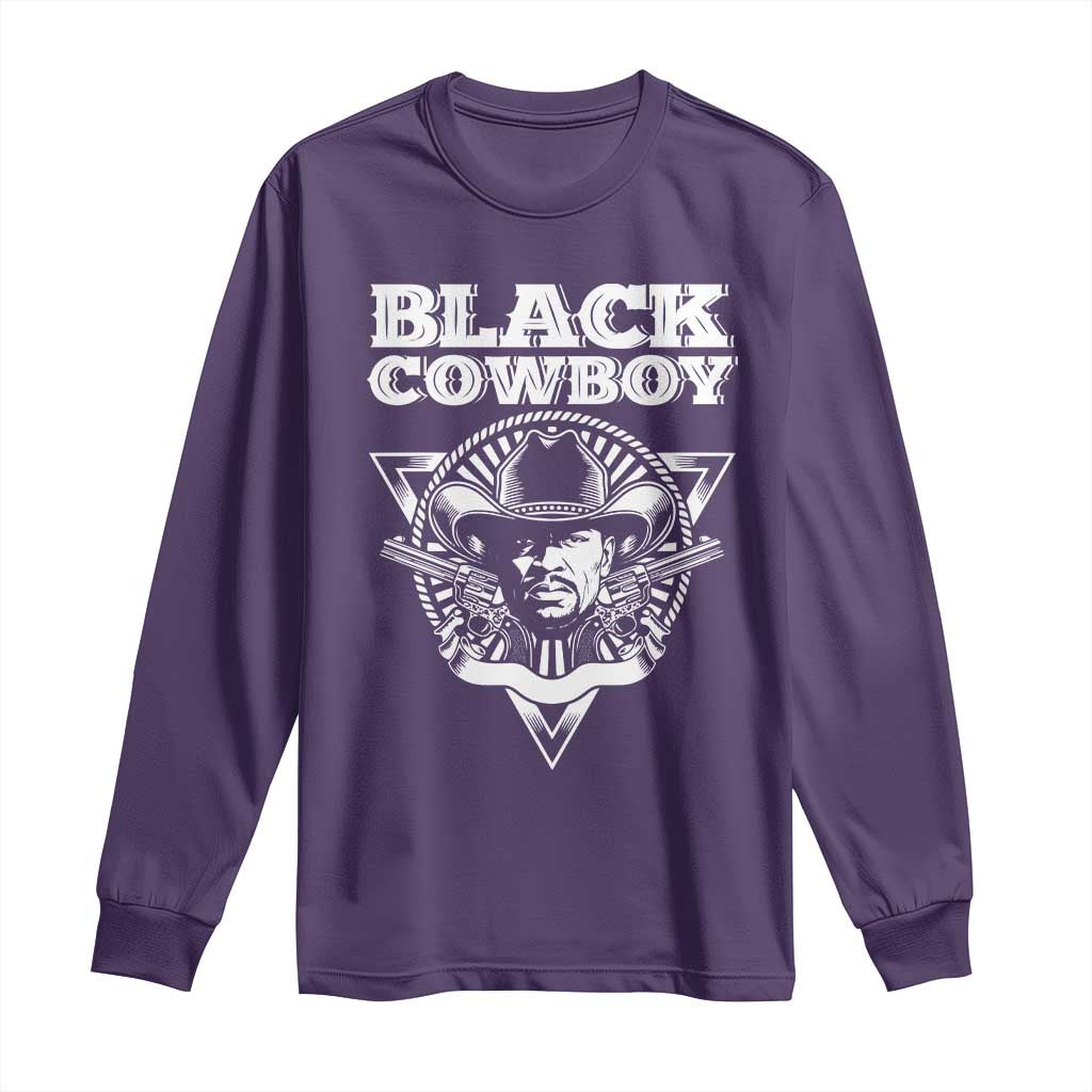 African American Cowboy Black History Long Sleeve Shirt