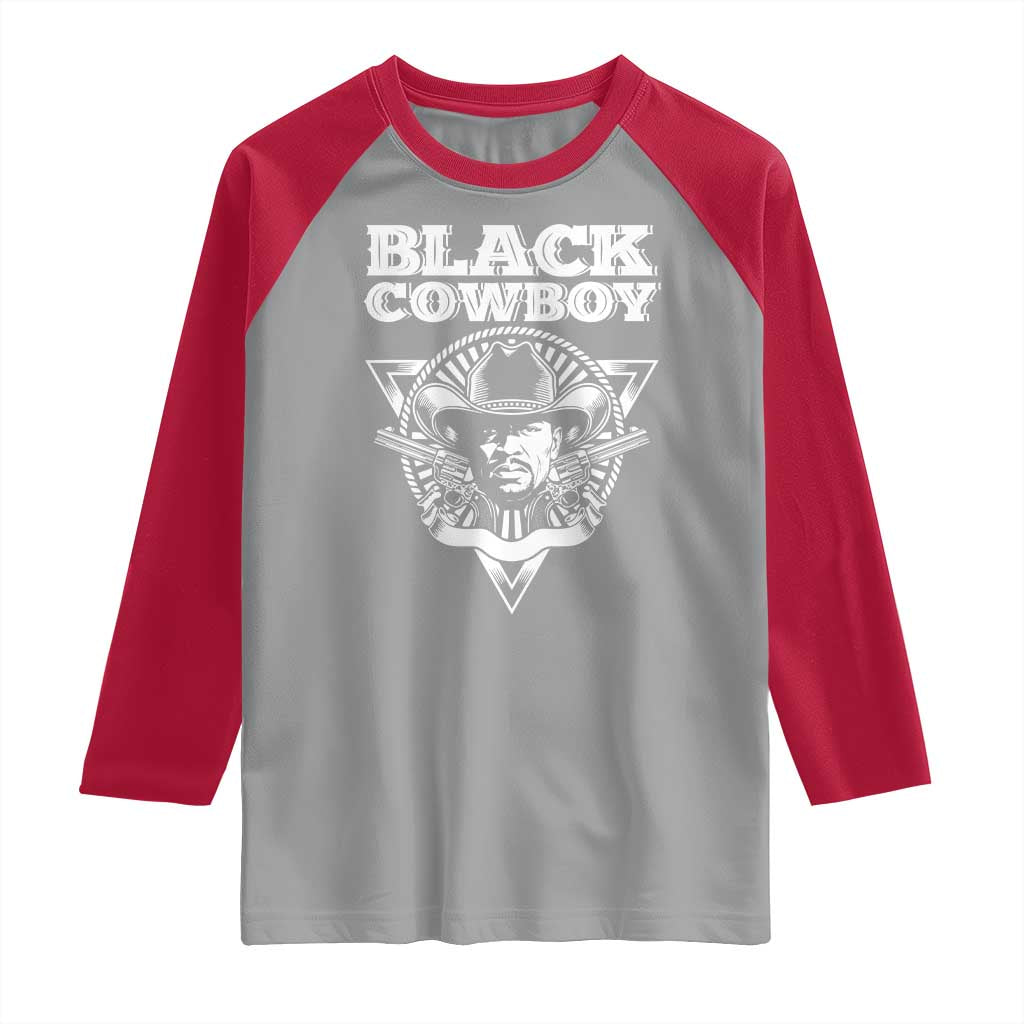 African American Cowboy Black History Raglan Shirt