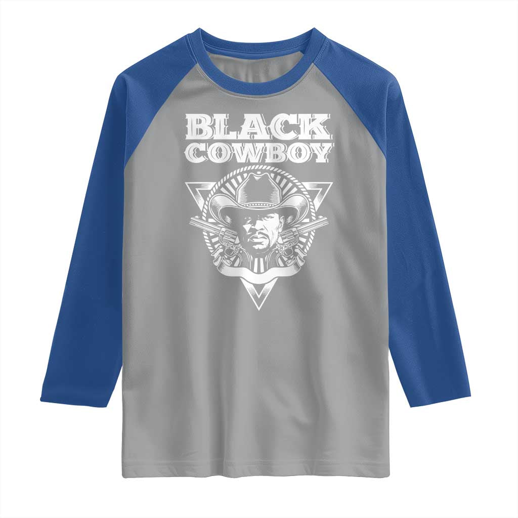 African American Cowboy Black History Raglan Shirt