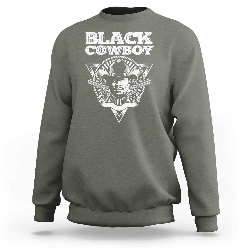 African American Cowboy Black History Sweatshirt