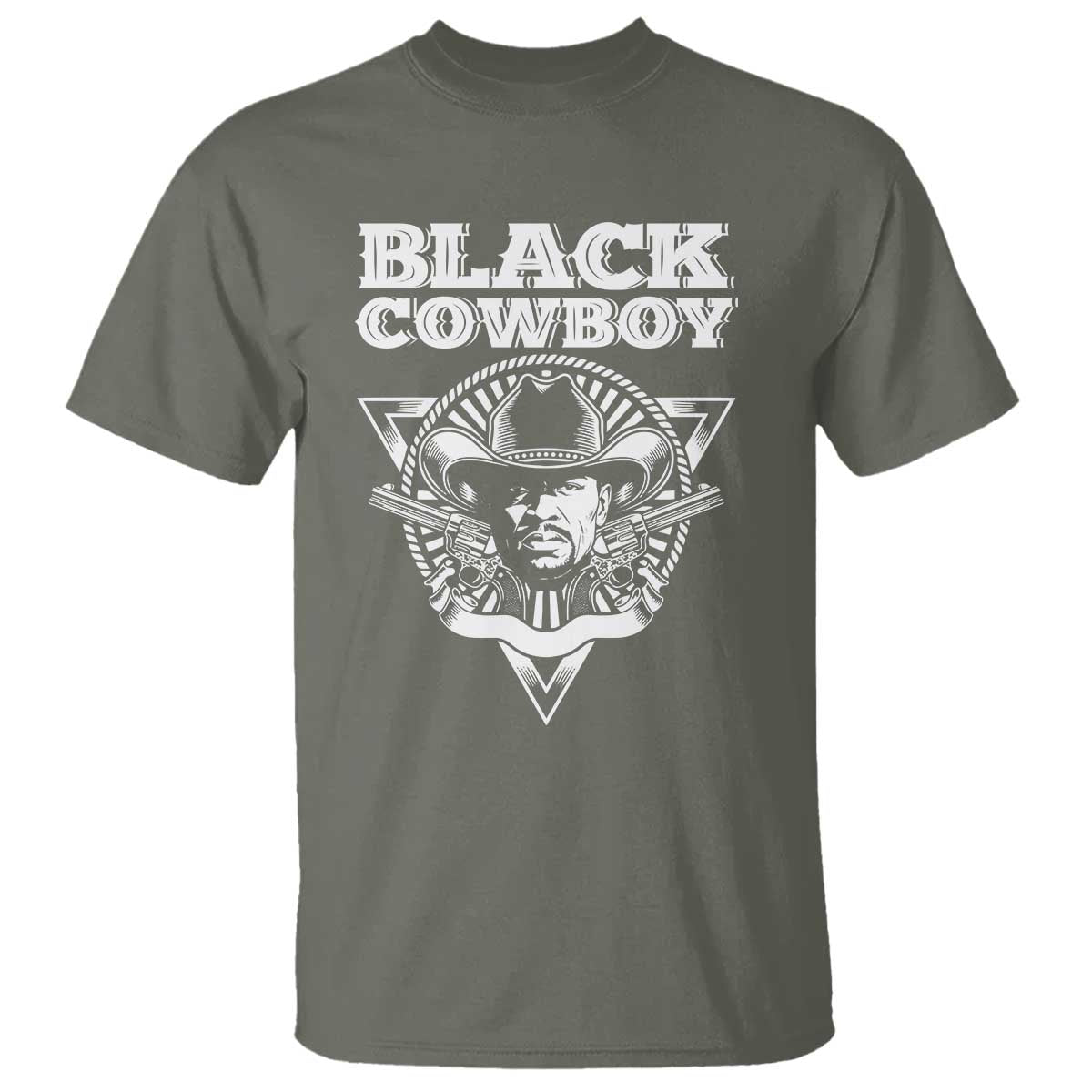 African American Cowboy Black History T Shirt