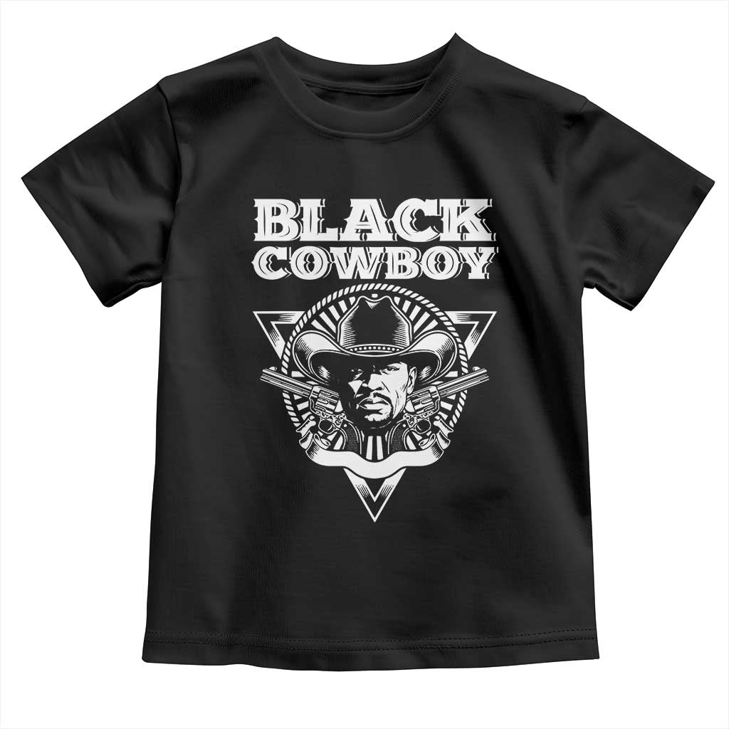 African American Cowboy Black History Toddler T Shirt