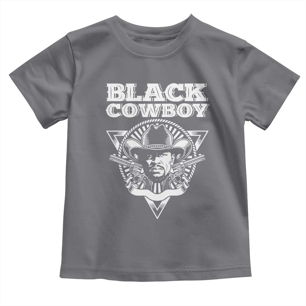 African American Cowboy Black History Toddler T Shirt