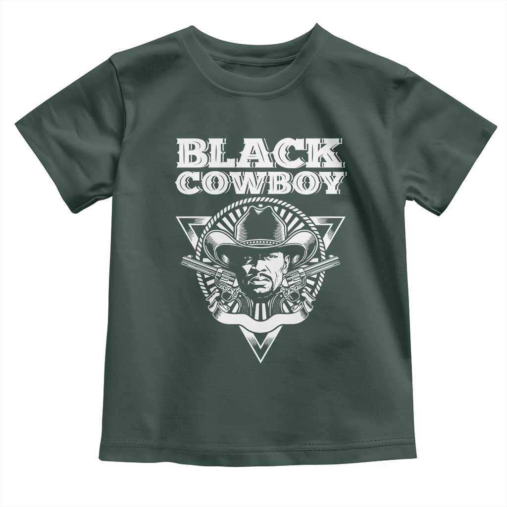 African American Cowboy Black History Toddler T Shirt