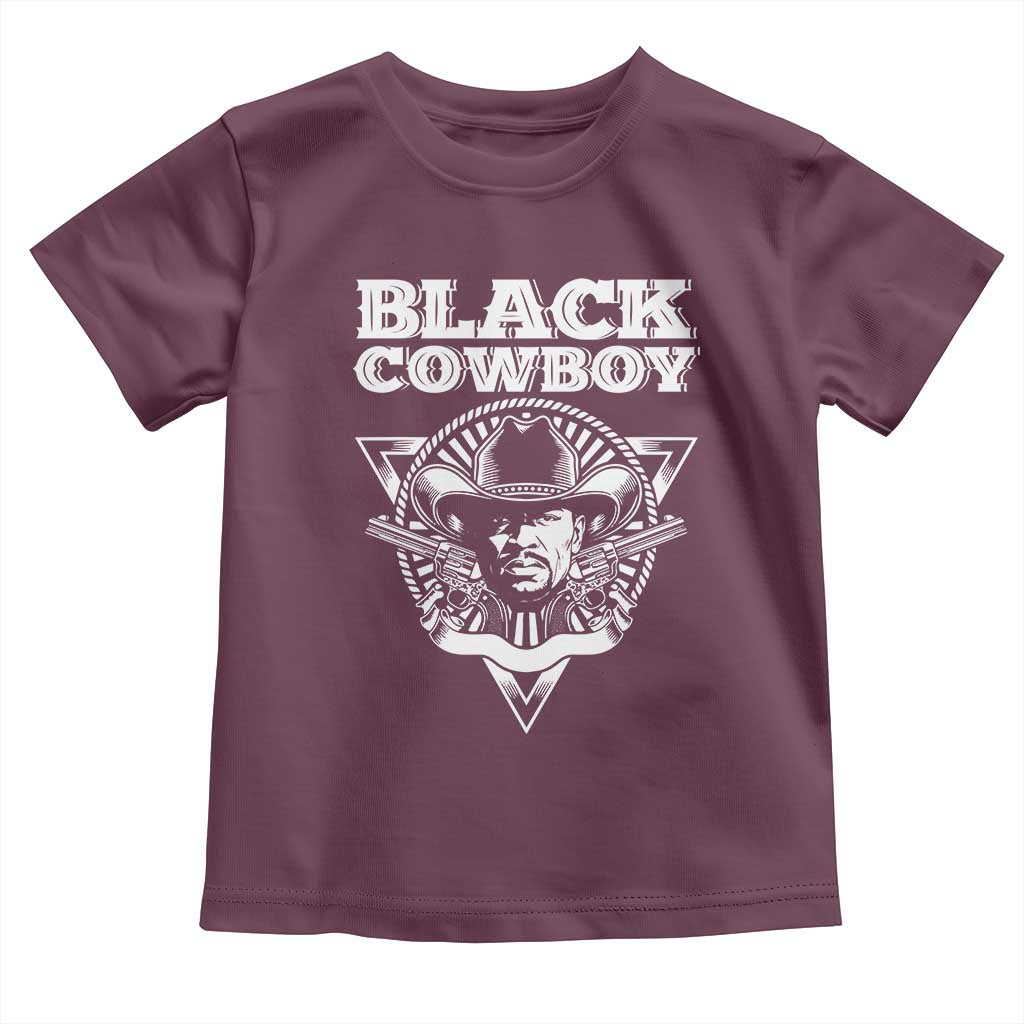 African American Cowboy Black History Toddler T Shirt