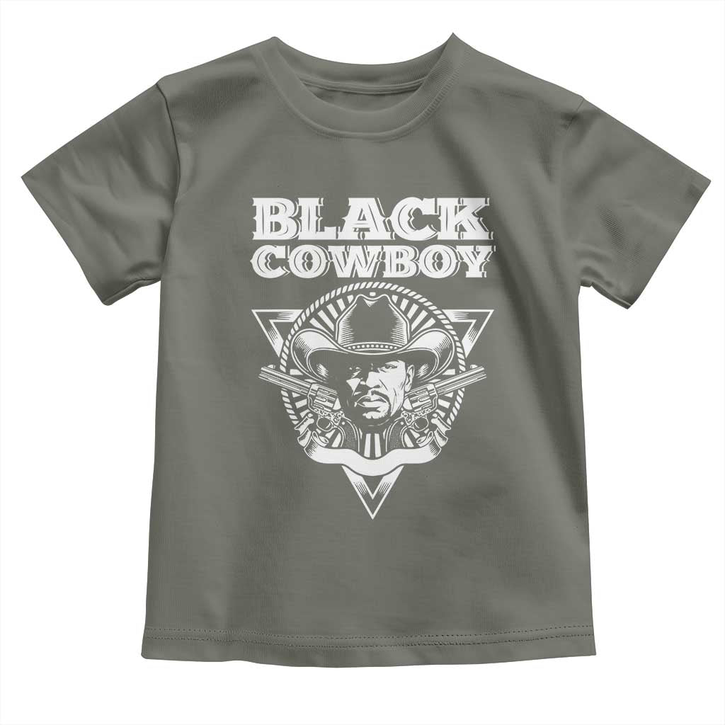 African American Cowboy Black History Toddler T Shirt