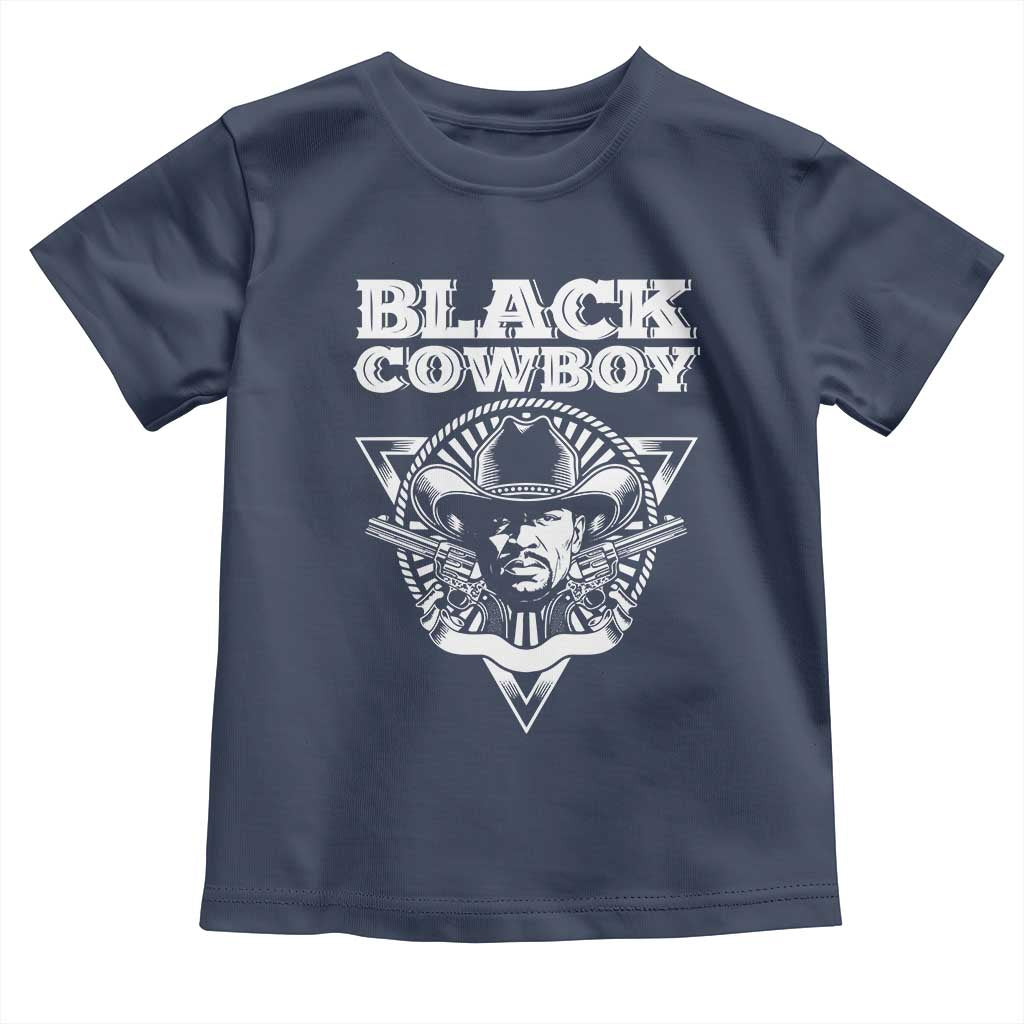 African American Cowboy Black History Toddler T Shirt