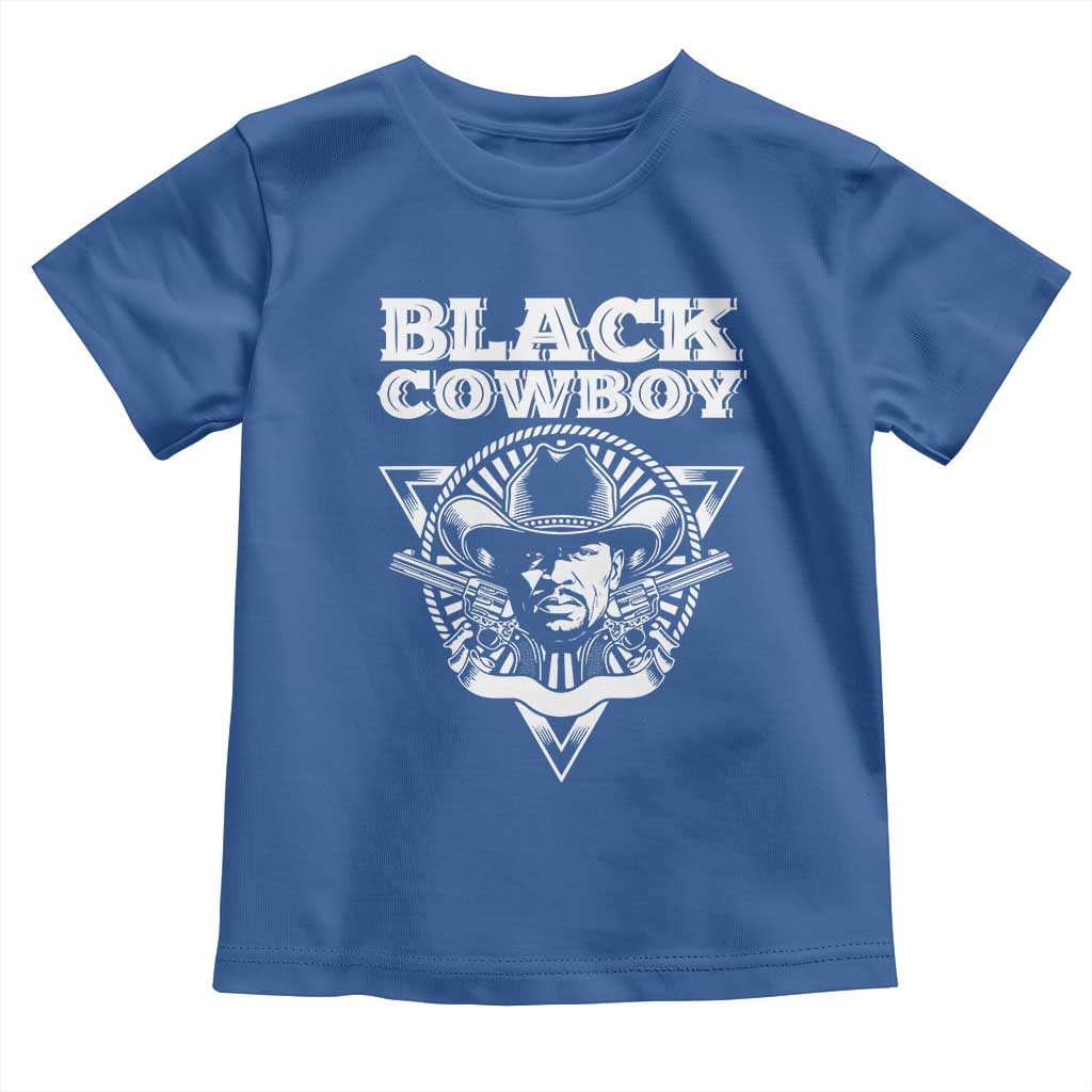 African American Cowboy Black History Toddler T Shirt