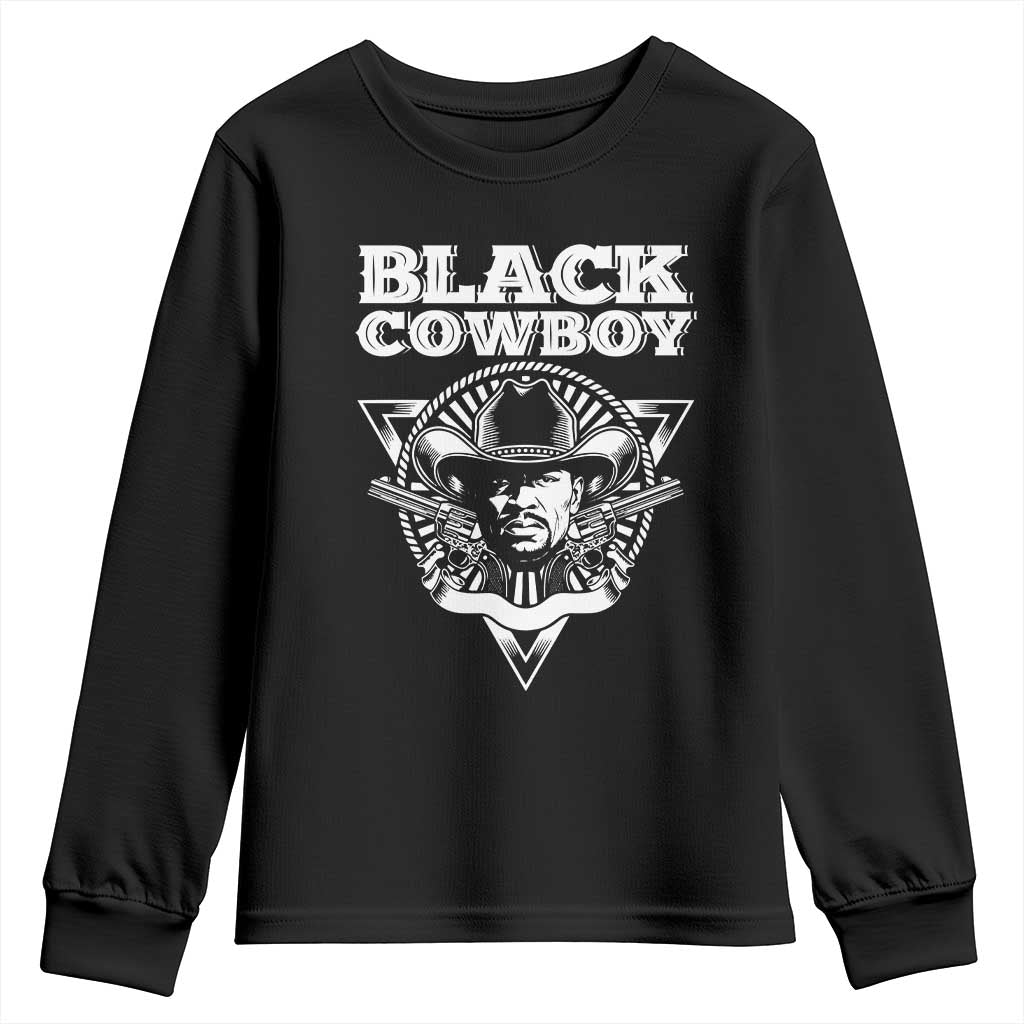 African American Cowboy Black History Youth Sweatshirt