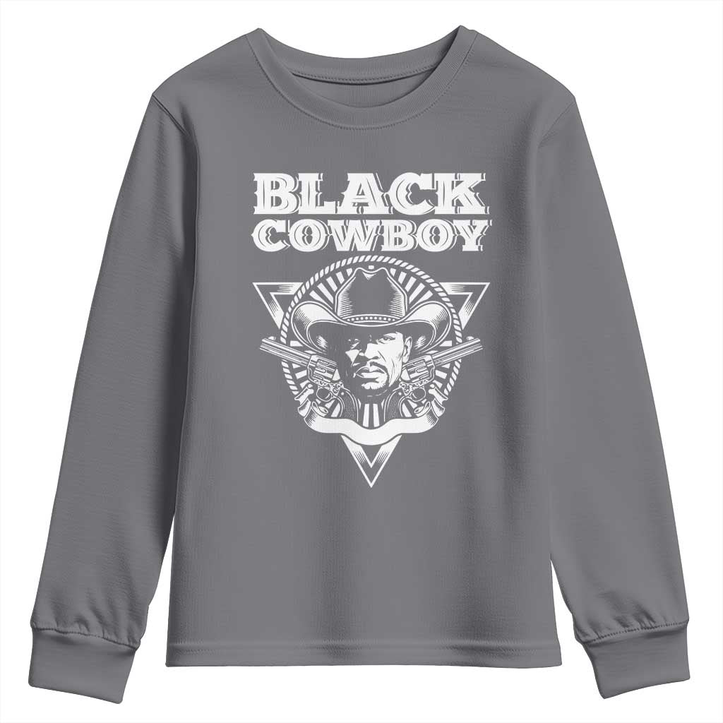 African American Cowboy Black History Youth Sweatshirt