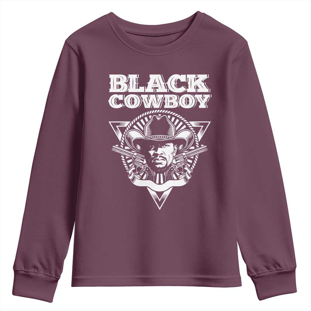 African American Cowboy Black History Youth Sweatshirt