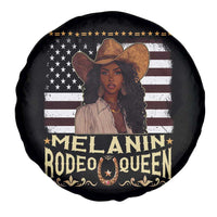 Black Cowgirl Spare Tire Cover Melanin Rodeo Queen African American