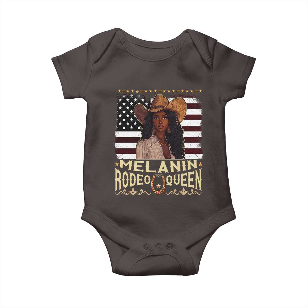 Black Cowgirl Baby Onesie Melanin Rodeo Queen African American