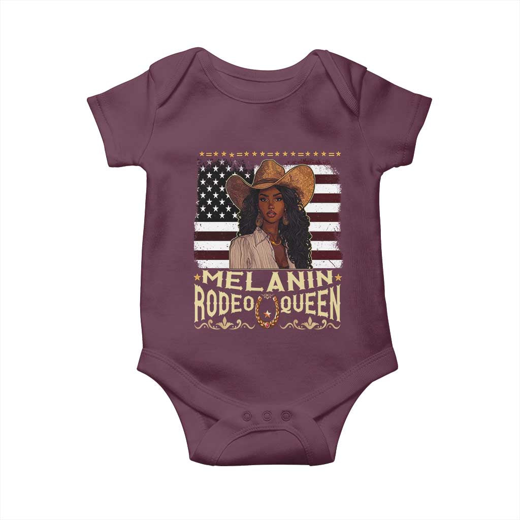 Black Cowgirl Baby Onesie Melanin Rodeo Queen African American
