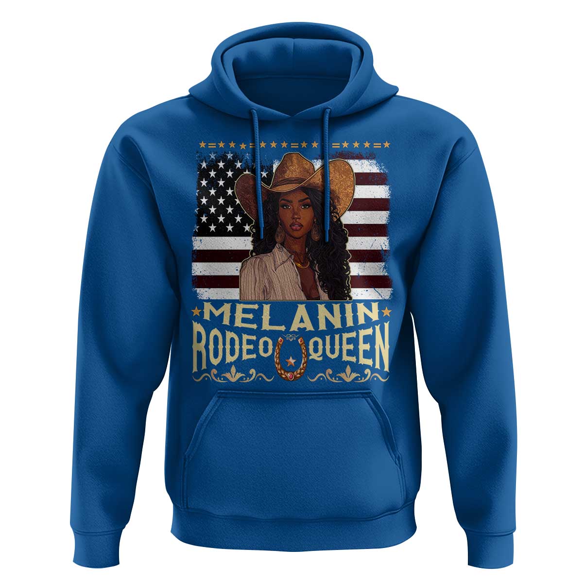 Black Cowgirl Hoodie Melanin Rodeo Queen African American