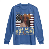 Black Cowgirl Long Sleeve Shirt Melanin Rodeo Queen African American