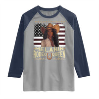 Black Cowgirl Raglan Shirt Melanin Rodeo Queen African American