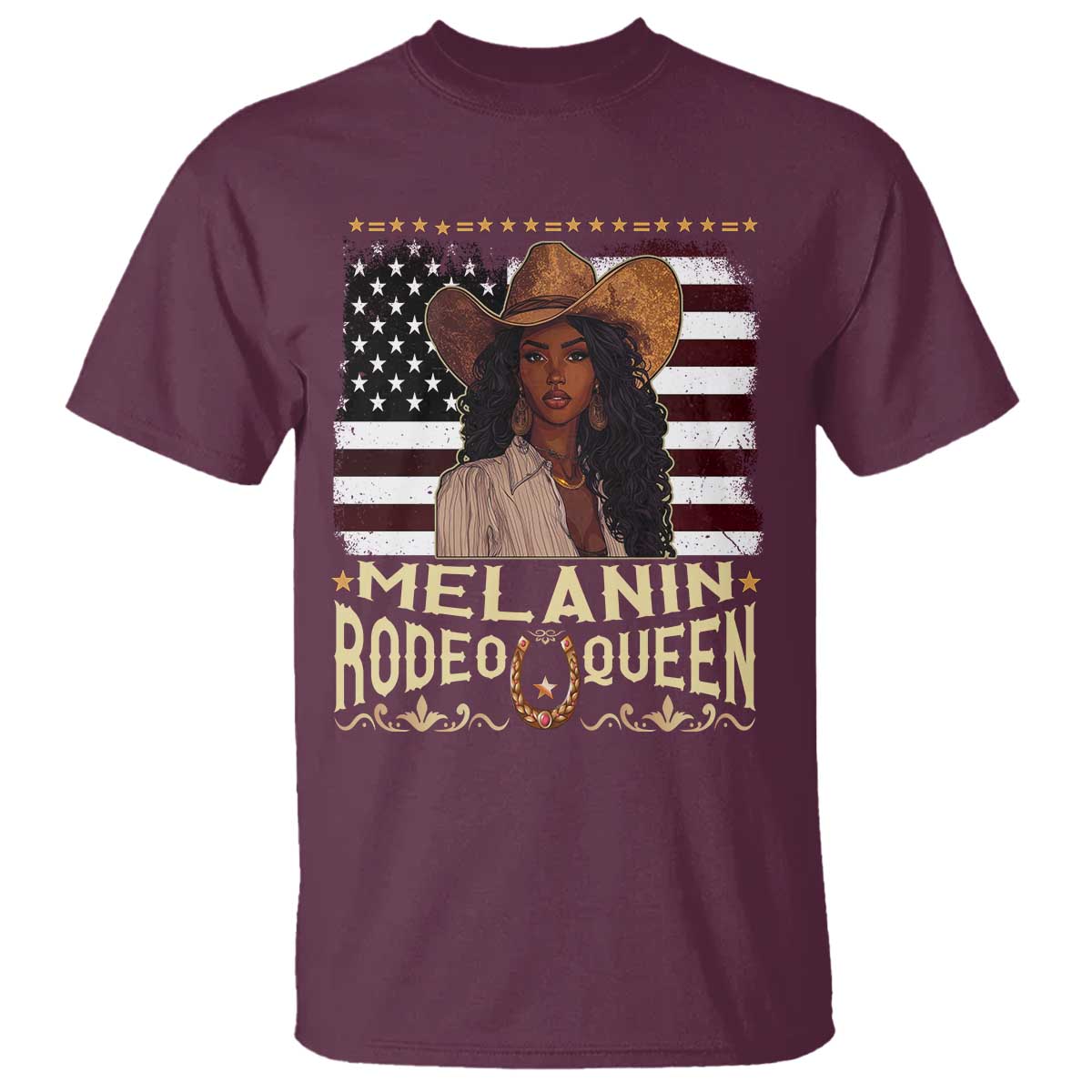 Black Cowgirl T Shirt Melanin Rodeo Queen African American