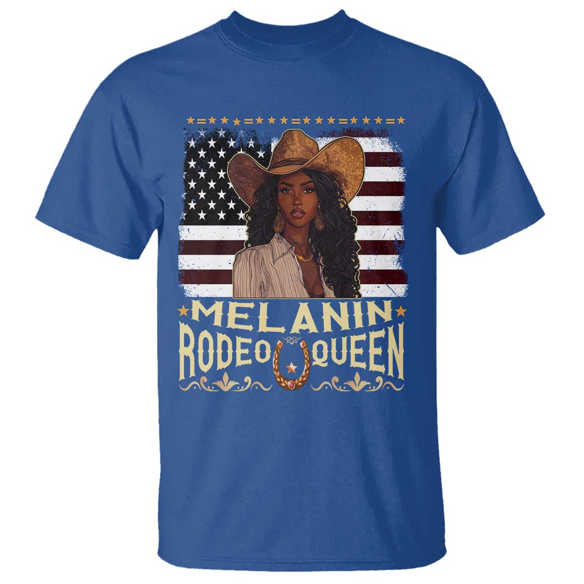 Black Cowgirl T Shirt Melanin Rodeo Queen African American