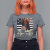 Black Cowgirl T Shirt For Women Melanin Rodeo Queen African American