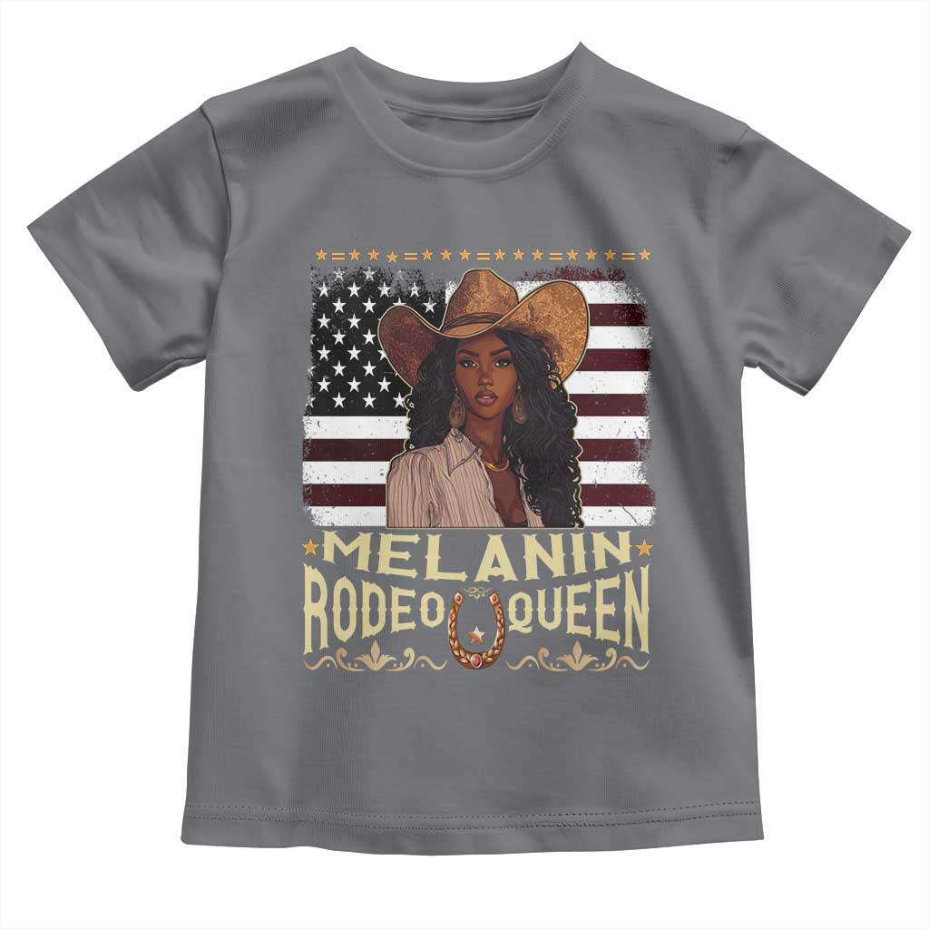 Black Cowgirl Toddler T Shirt Melanin Rodeo Queen African American