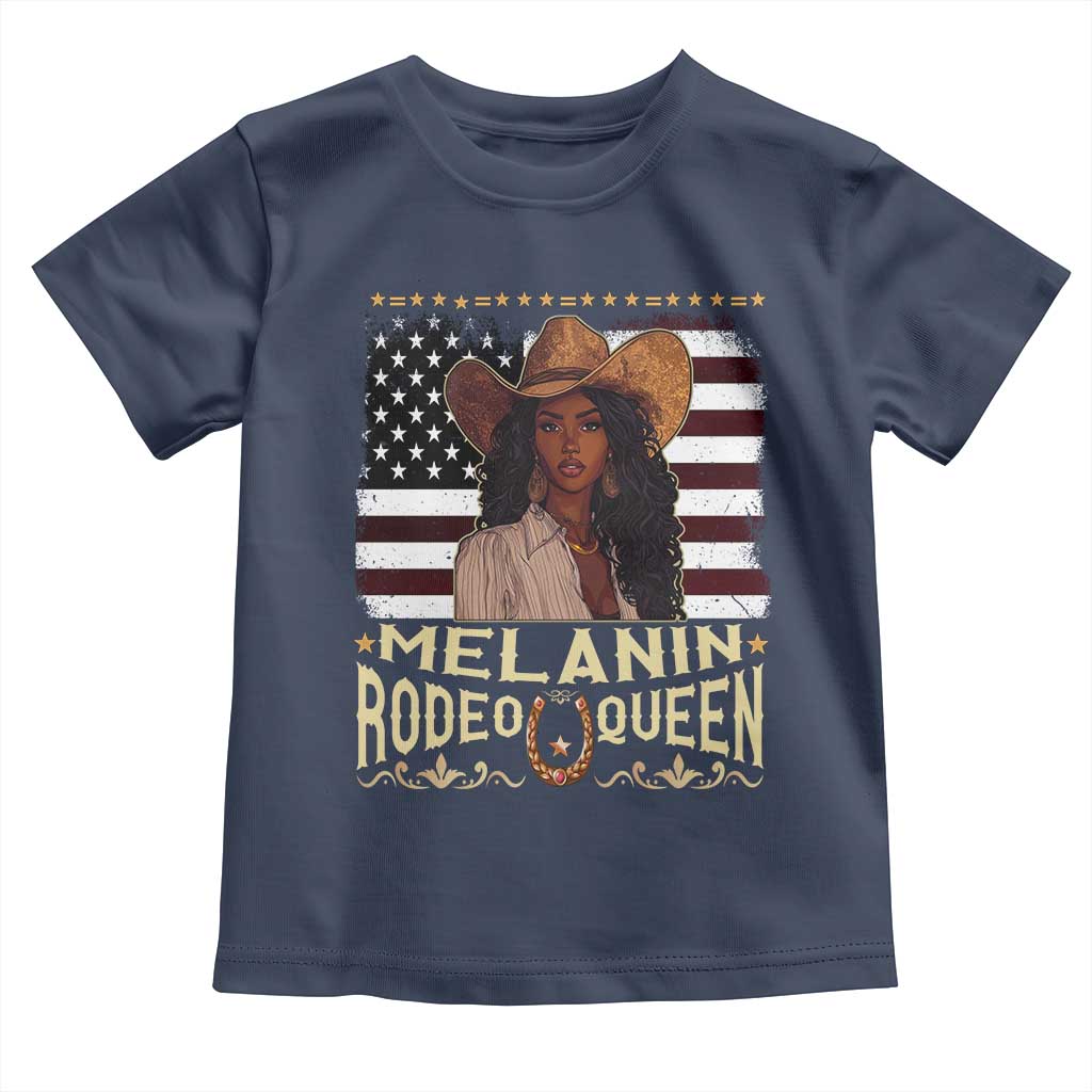 Black Cowgirl Toddler T Shirt Melanin Rodeo Queen African American