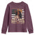 Black Cowgirl Youth Sweatshirt Melanin Rodeo Queen African American