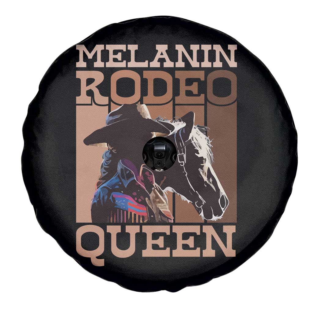African American Cowgirl Spare Tire Cover Melanin Rodeo Queen