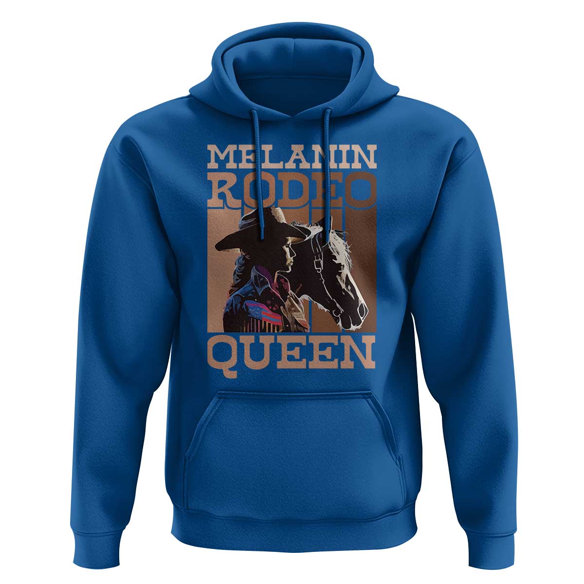African American Cowgirl Hoodie Melanin Rodeo Queen