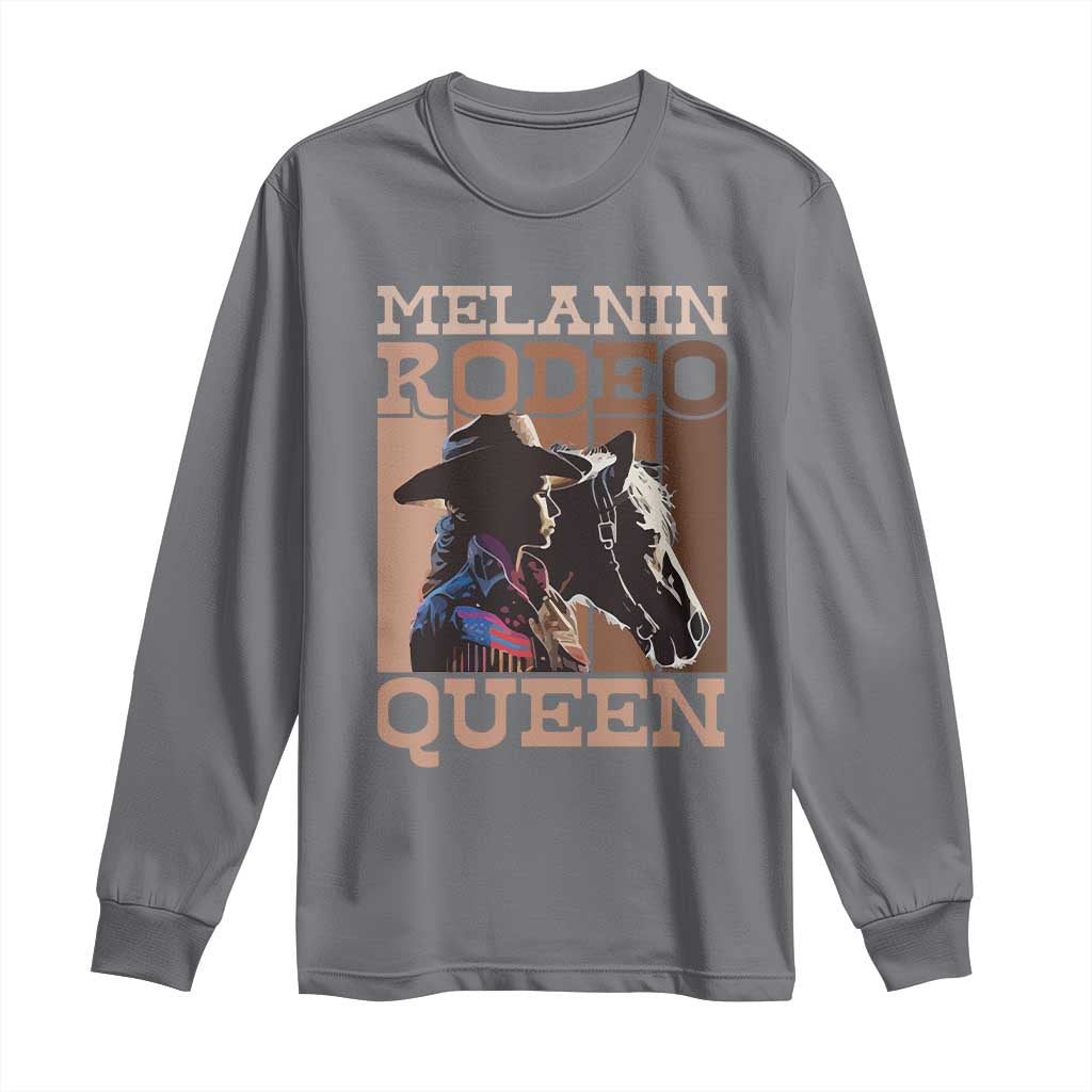 African American Cowgirl Long Sleeve Shirt Melanin Rodeo Queen