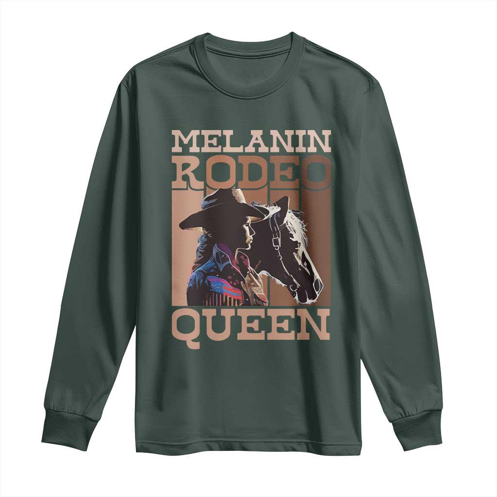 African American Cowgirl Long Sleeve Shirt Melanin Rodeo Queen