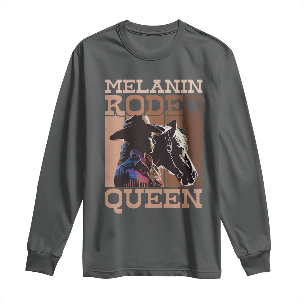 African American Cowgirl Long Sleeve Shirt Melanin Rodeo Queen