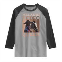 African American Cowgirl Raglan Shirt Melanin Rodeo Queen