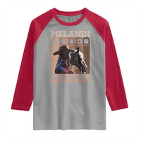 African American Cowgirl Raglan Shirt Melanin Rodeo Queen